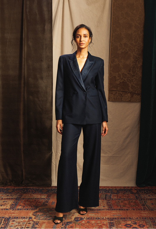 Italian Saxon Wool Trousers