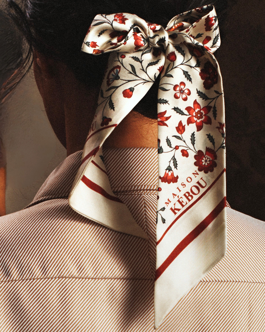 Quartier silk scarf