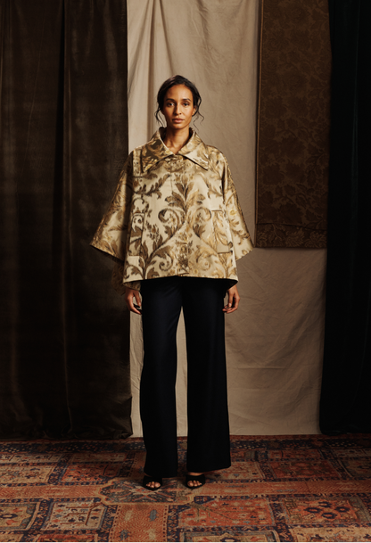 Silk Brocade Cape