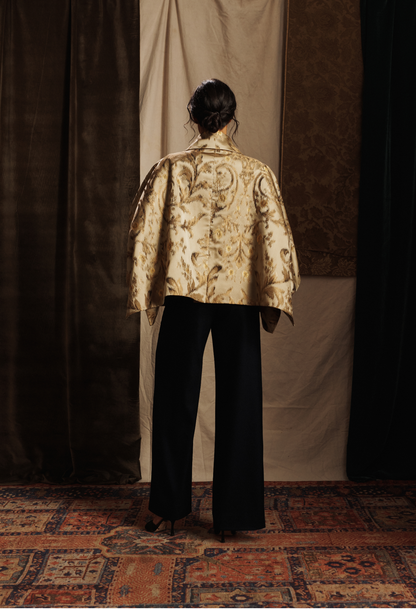 Silk Brocade Cape