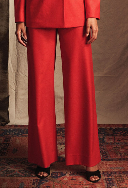 Wool and Silk Trousers